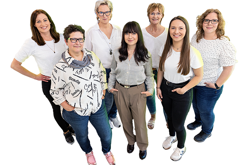 Team des Kundendienstes von den Stadtwerken Weißenfels